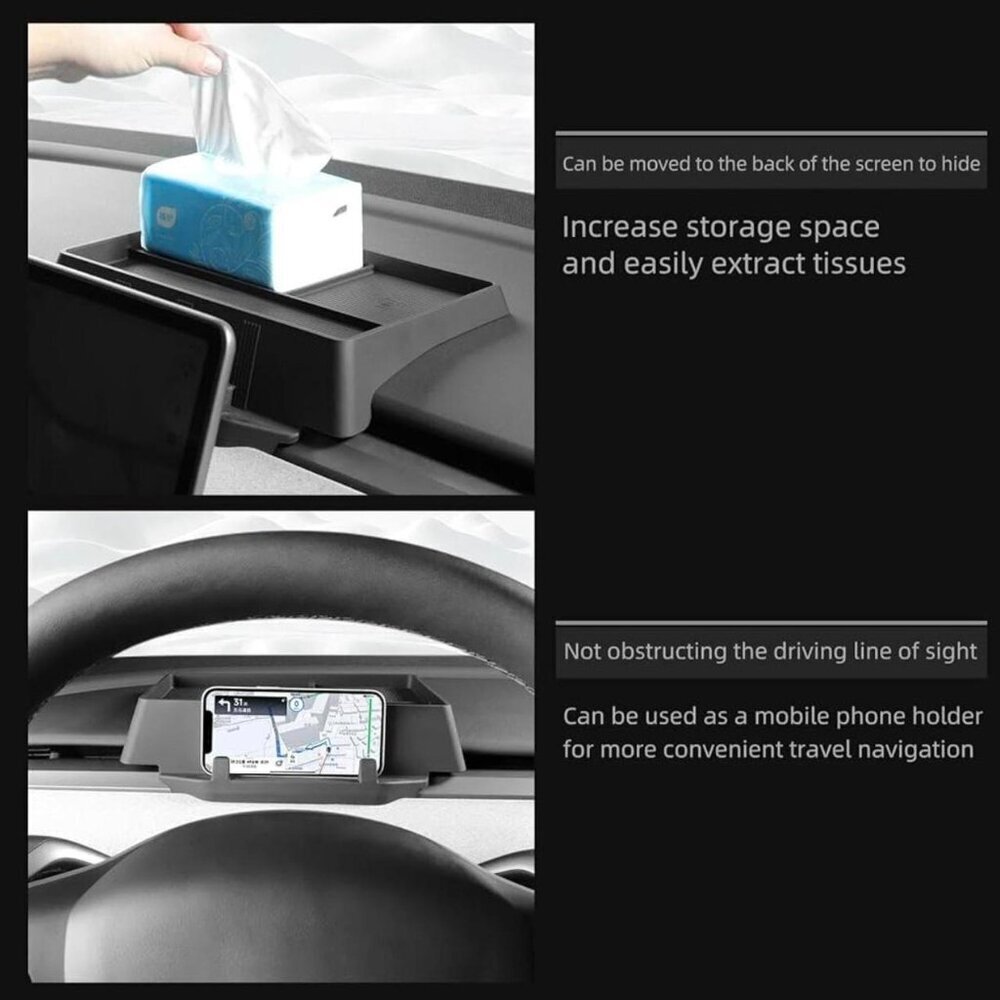 Car Dashboard Storage Box Organizer - Picture 2 of 3